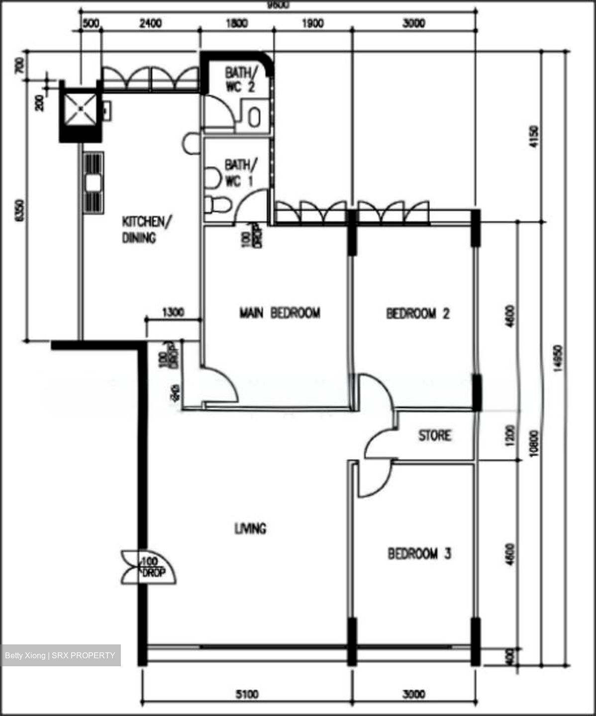 Blk 705 Reservoir Rise (Bedok), HDB 4 Rooms #576662771